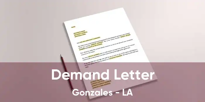  Demand Letter Gonzales - LA