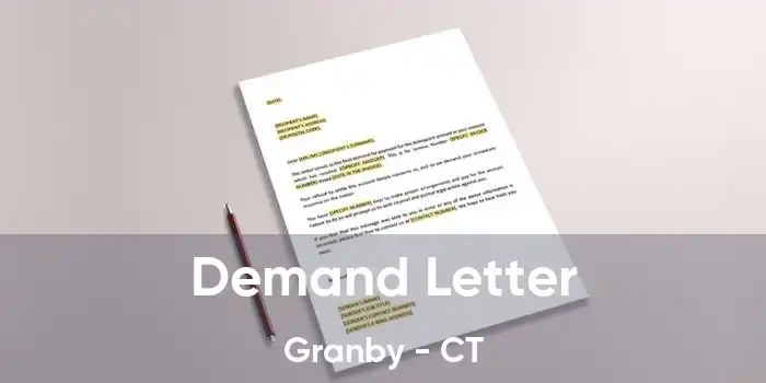 Demand Letter Granby - CT