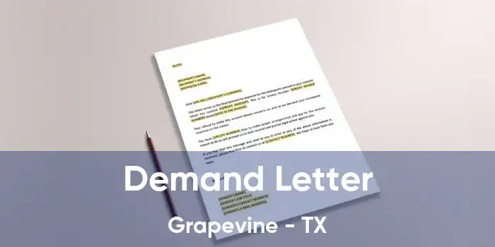  Demand Letter Grapevine - TX