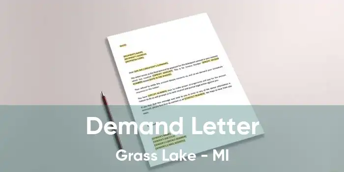 Demand Letter Grass Lake - MI