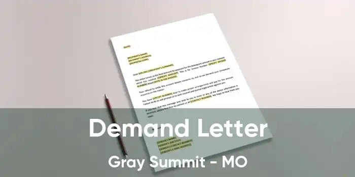 Demand Letter Gray Summit - MO