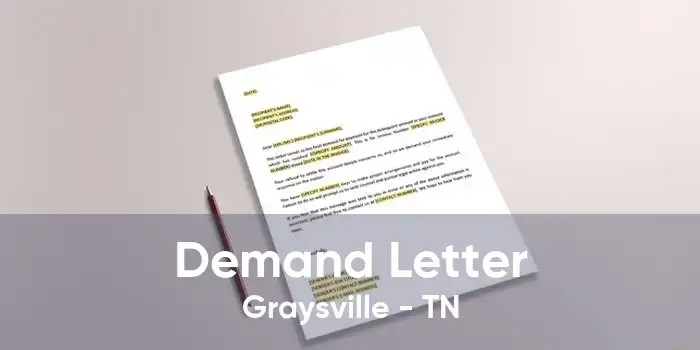 Demand Letter Graysville - TN