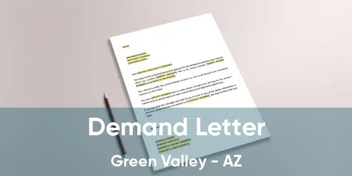 Demand Letter Green Valley - AZ