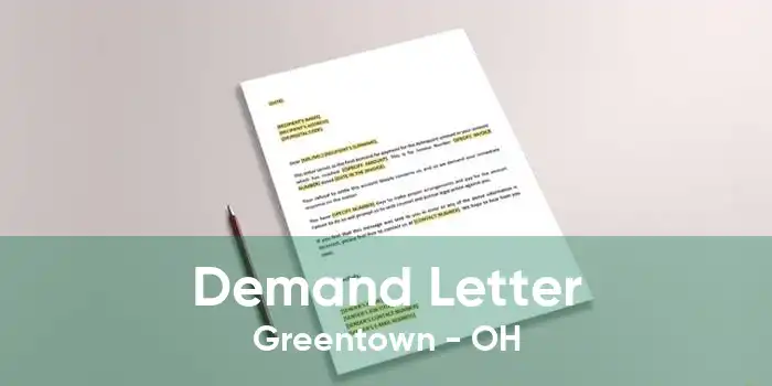 Demand Letter Greentown - OH
