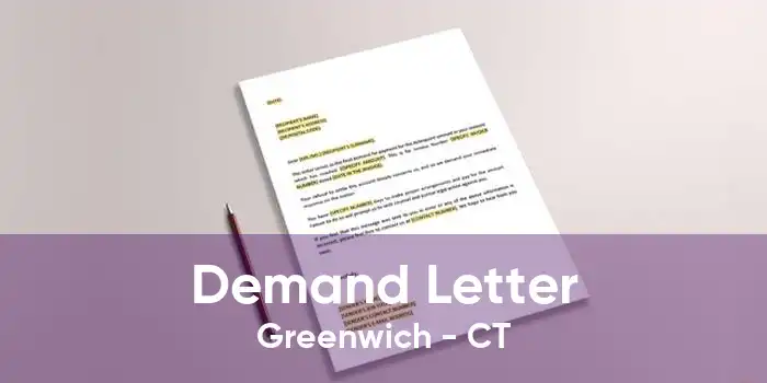 Demand Letter Greenwich - CT