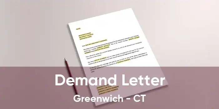 Demand Letter Greenwich - CT