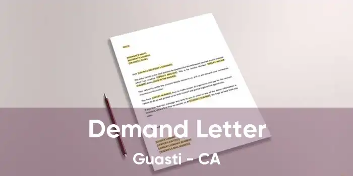  Demand Letter Guasti - CA