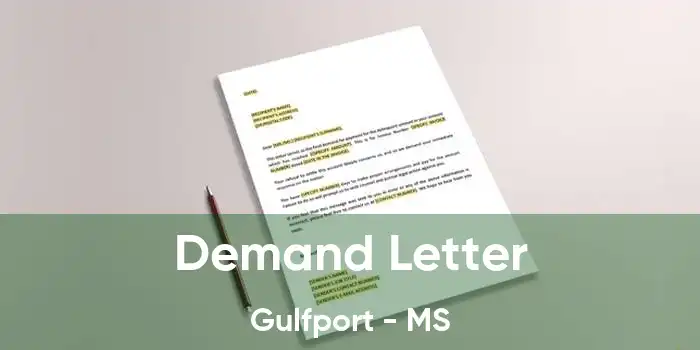 Demand Letter Gulfport - MS