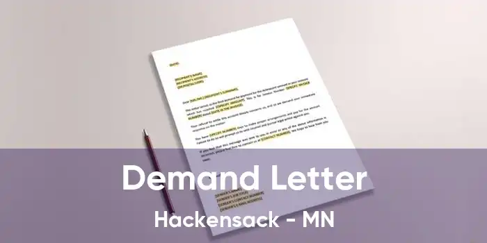  Demand Letter Hackensack - MN