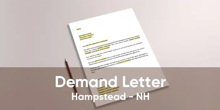 Demand Letter Hampstead - NH