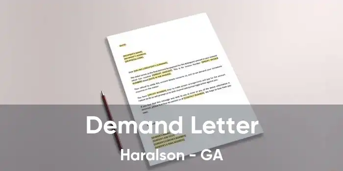 Demand Letter Haralson - GA