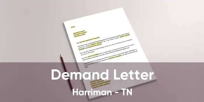 Demand Letter Harriman - TN