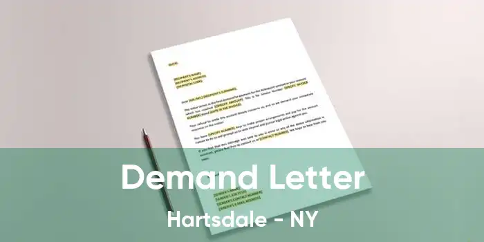 Demand Letter Hartsdale - NY