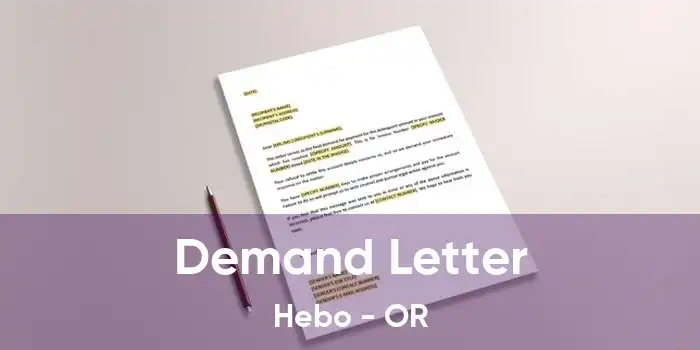 Demand Letter Hebo - OR