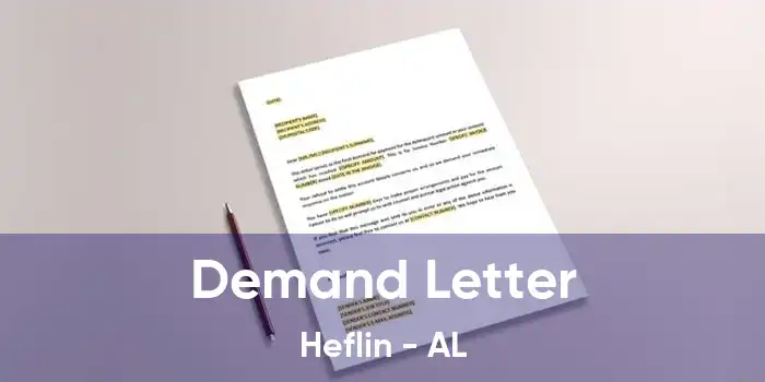 Demand Letter Heflin - AL