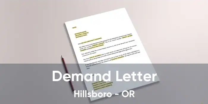 Demand Letter Hillsboro - OR