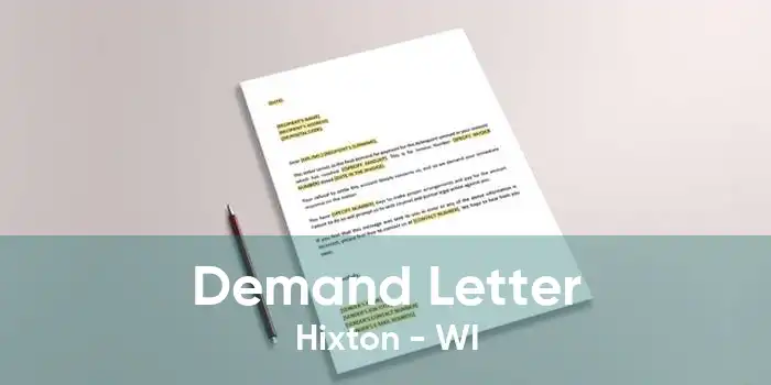 Demand Letter Hixton - WI