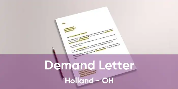 Demand Letter Holland - OH