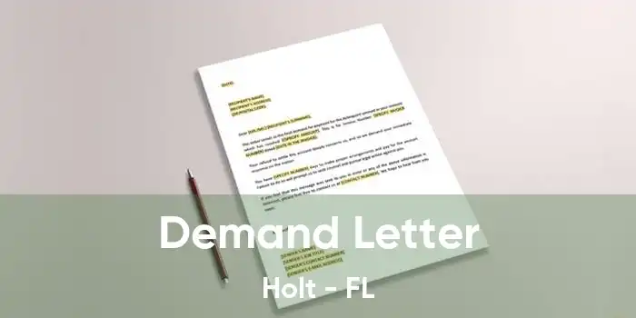 Demand Letter Holt - FL