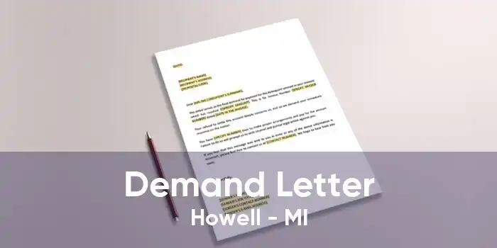 Demand Letter Howell - MI