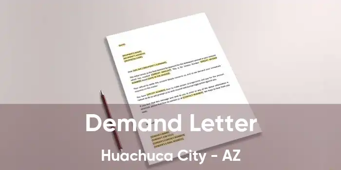 Demand Letter Huachuca City - AZ