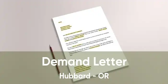 Demand Letter Hubbard - OR