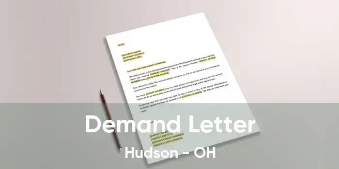 Demand Letter Hudson - OH