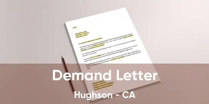 Demand Letter Hughson - CA