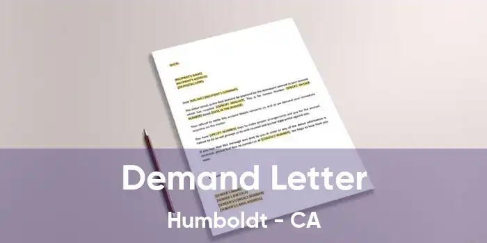 Demand Letter Humboldt - CA