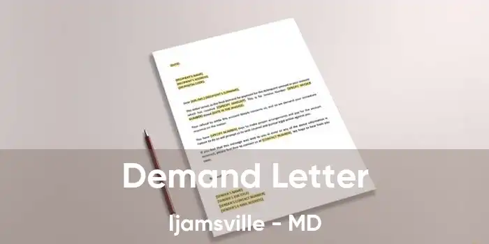 Demand Letter Ijamsville - MD