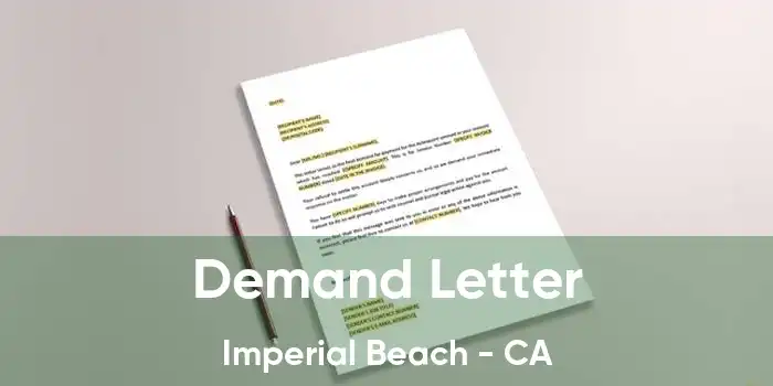 Demand Letter Imperial Beach - CA