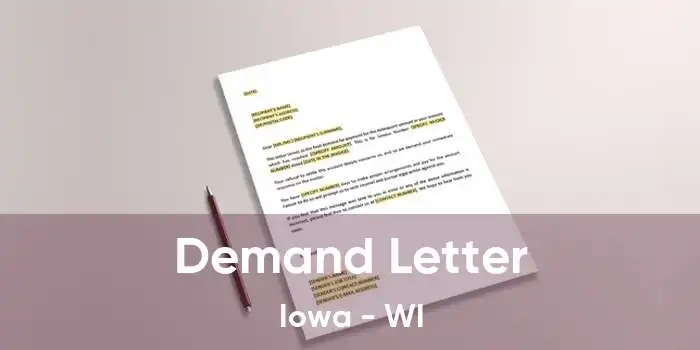  Demand Letter Iowa - WI