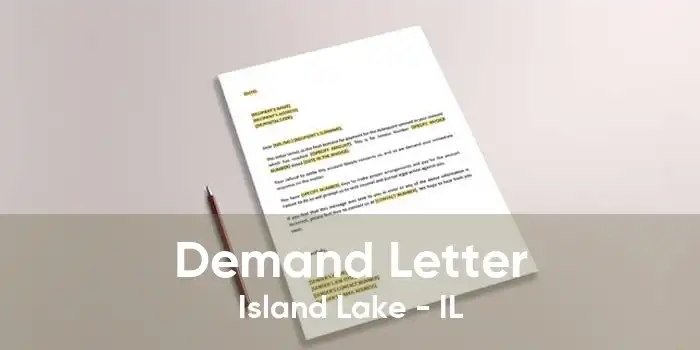 Demand Letter Island Lake - IL