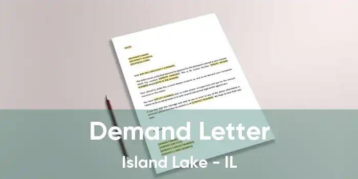 Demand Letter Island Lake - IL