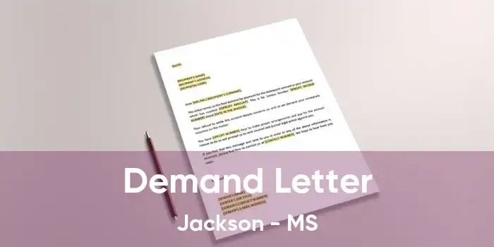 Demand Letter Jackson - MS