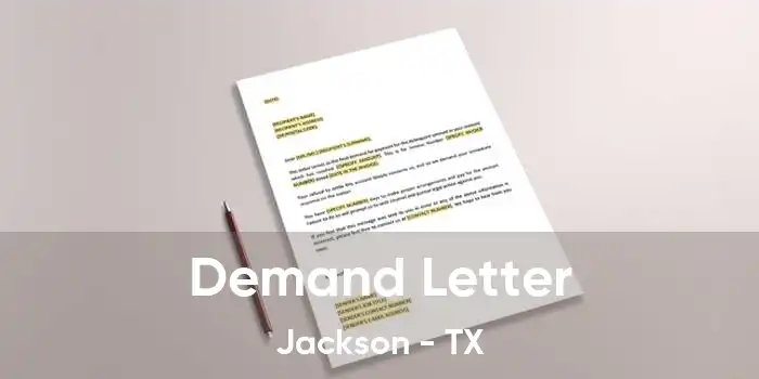  Demand Letter Jackson - TX