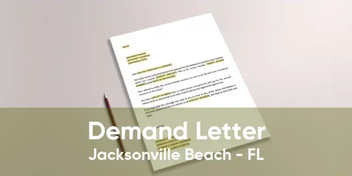 Demand Letter Jacksonville Beach - FL