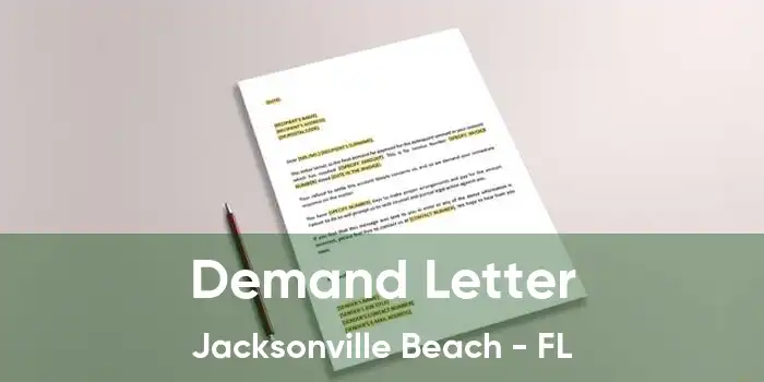 Demand Letter Jacksonville Beach - FL