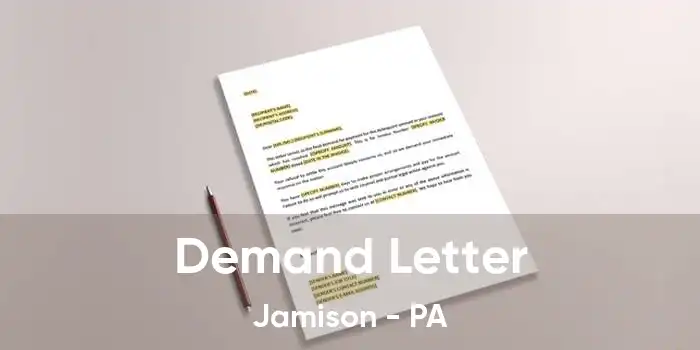 Demand Letter Jamison - PA