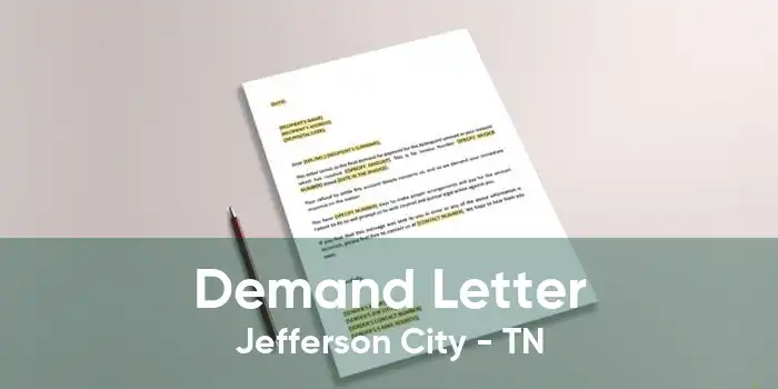 Demand Letter Jefferson City - TN