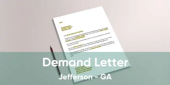 Demand Letter Jefferson - GA