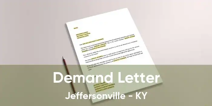 Demand Letter Jeffersonville - KY