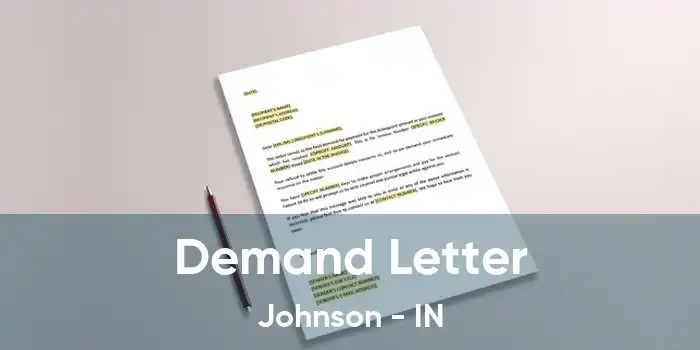  Demand Letter Johnson - IN