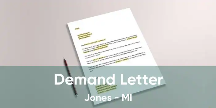 Demand Letter Jones - MI