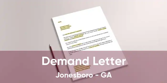 Demand Letter Jonesboro - GA