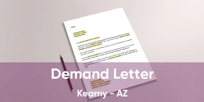 Demand Letter Kearny - AZ