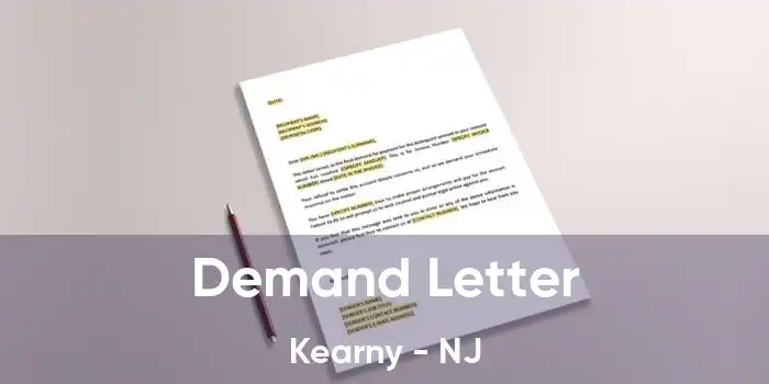 Demand Letter Kearny - NJ