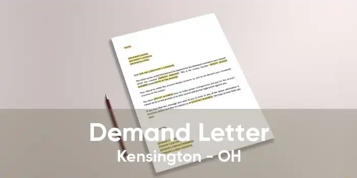 Demand Letter Kensington - OH