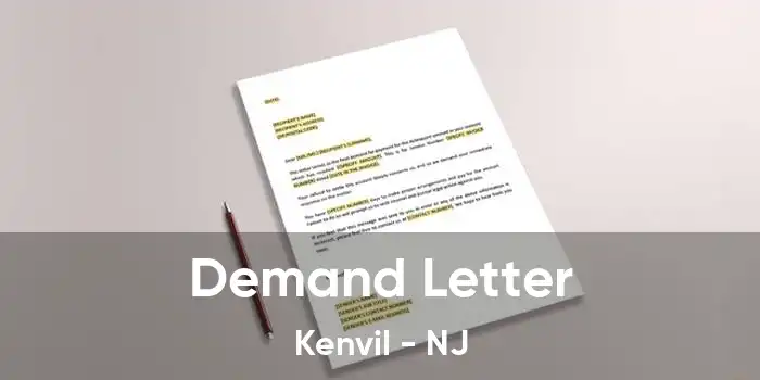 Demand Letter Kenvil - NJ