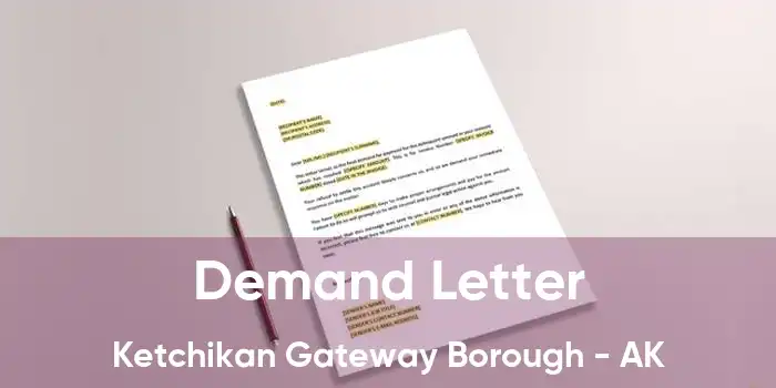  Demand Letter Ketchikan Gateway Borough - AK